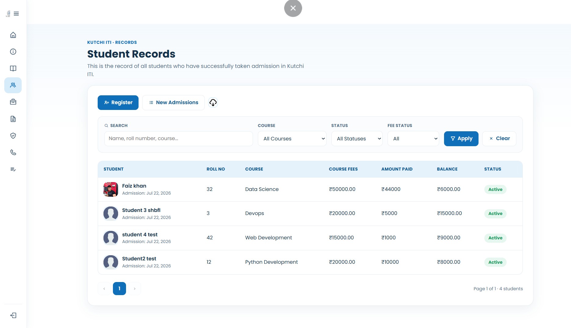 Kutchi ITI Management System screenshot 6