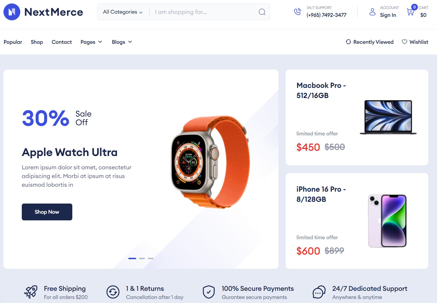 NextMerce Headless Commerce screenshot 2